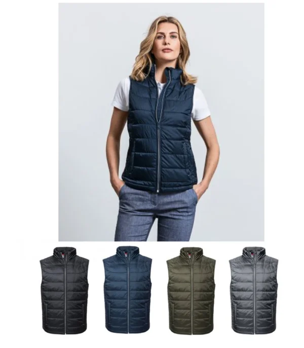 441F Russell Ladies Nano Padded Bodywarmer
